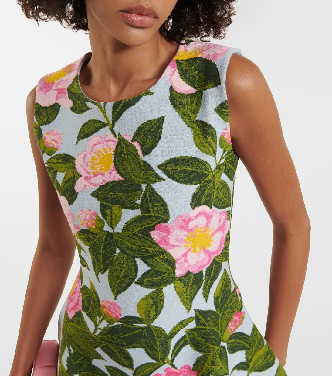Oscar de la Renta - Printed minidress