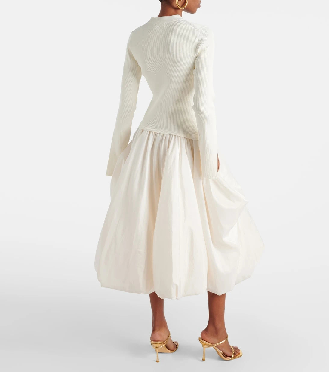Simkhai - Kenlie taffeta-trimmed midi dress