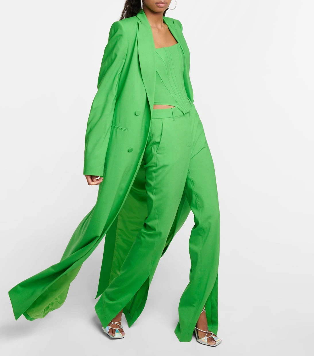 Giuseppe di Morabito - High-rise wool-blend pants