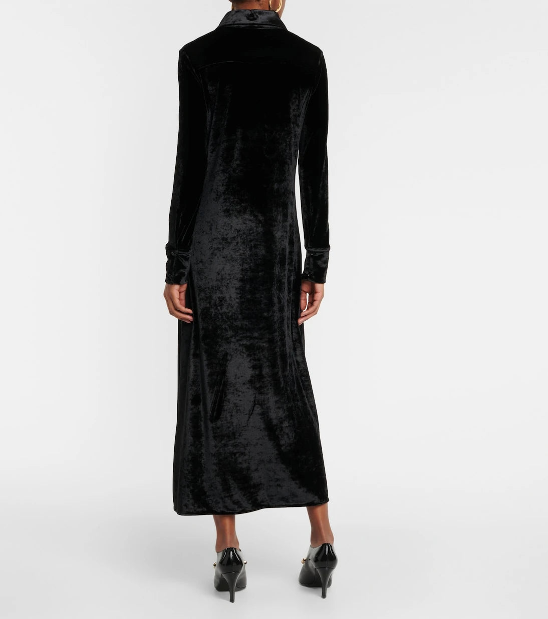 Jil Sander - Velvet shirt dress