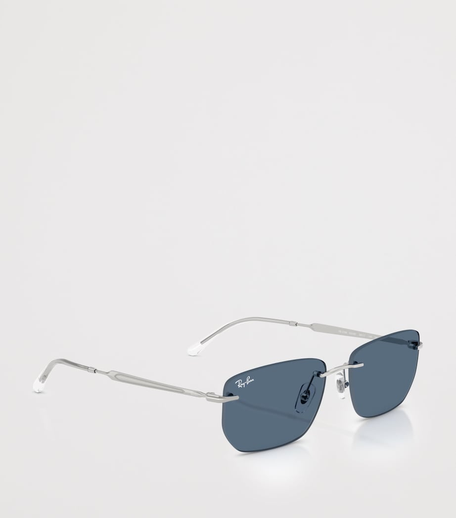 Ray-Ban Silver RB3768 Metal Irregular Sunglasses