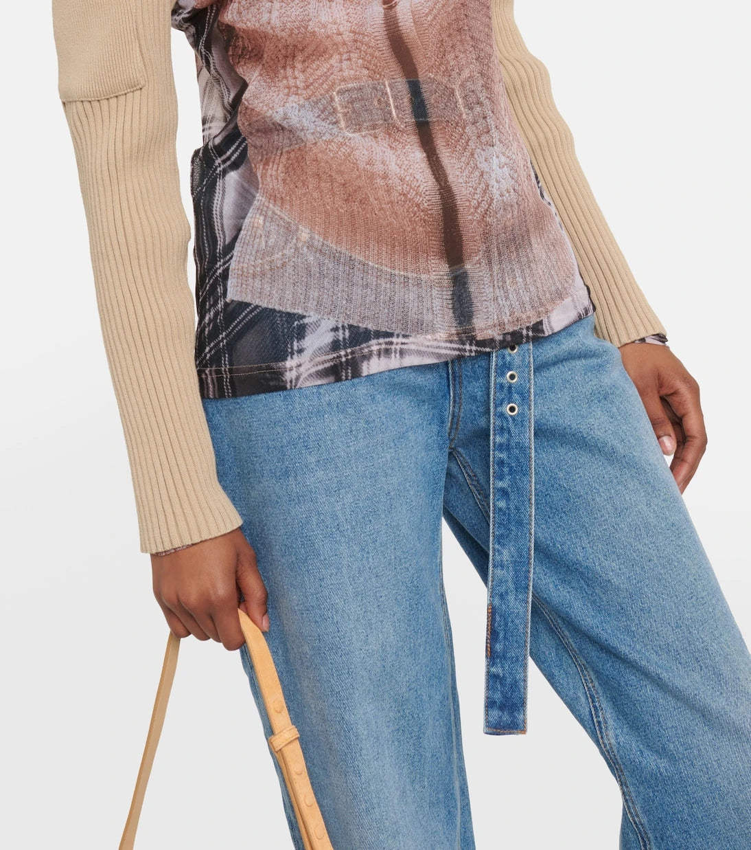 Y/Project - x Jean Paul Gaultier Trompe L'Oeil top