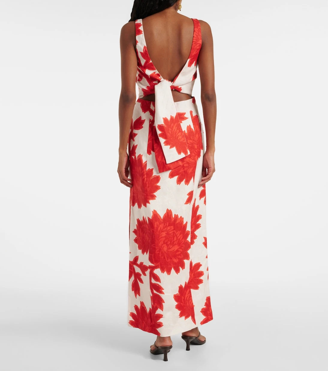 SIR - Floral linen maxi dress