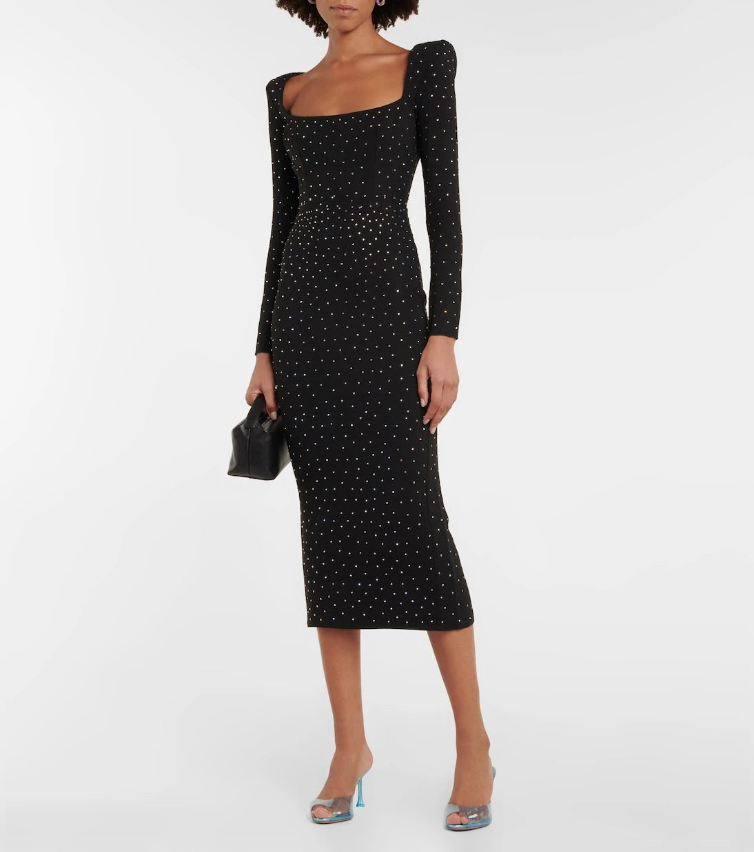 Alex Perry - Tiernan embellished crêpe midi dress