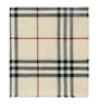 Wool Wide Check Scarf