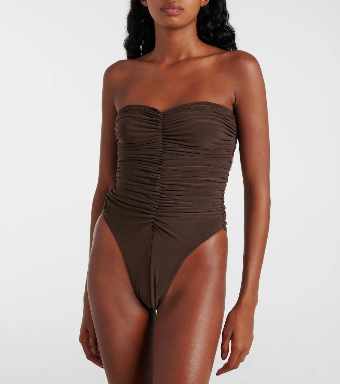 Norma Kamali - Slinky Marissa gathered swimsuit