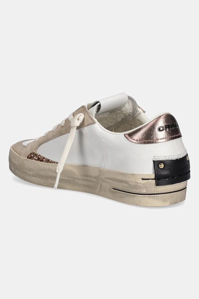 Кожени маратонки Crime London SK8 DELUXE