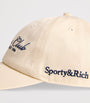 Ivory Cotton Embroidered Baseball Cap