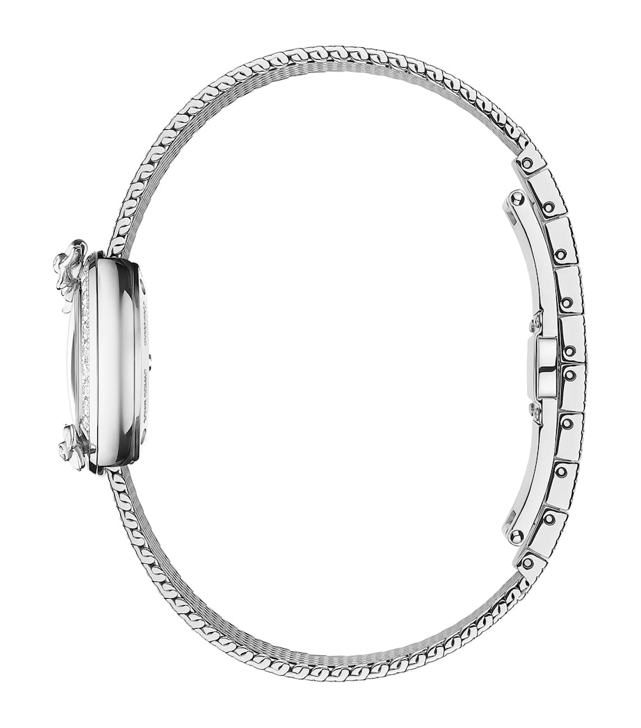 Stainless Steel and Diamond Hortensia Watch 22.4mm