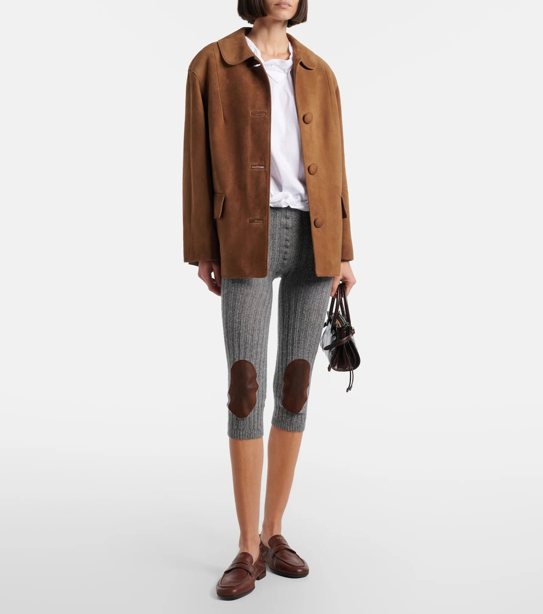 Prada - Wool and cashmere capri pants