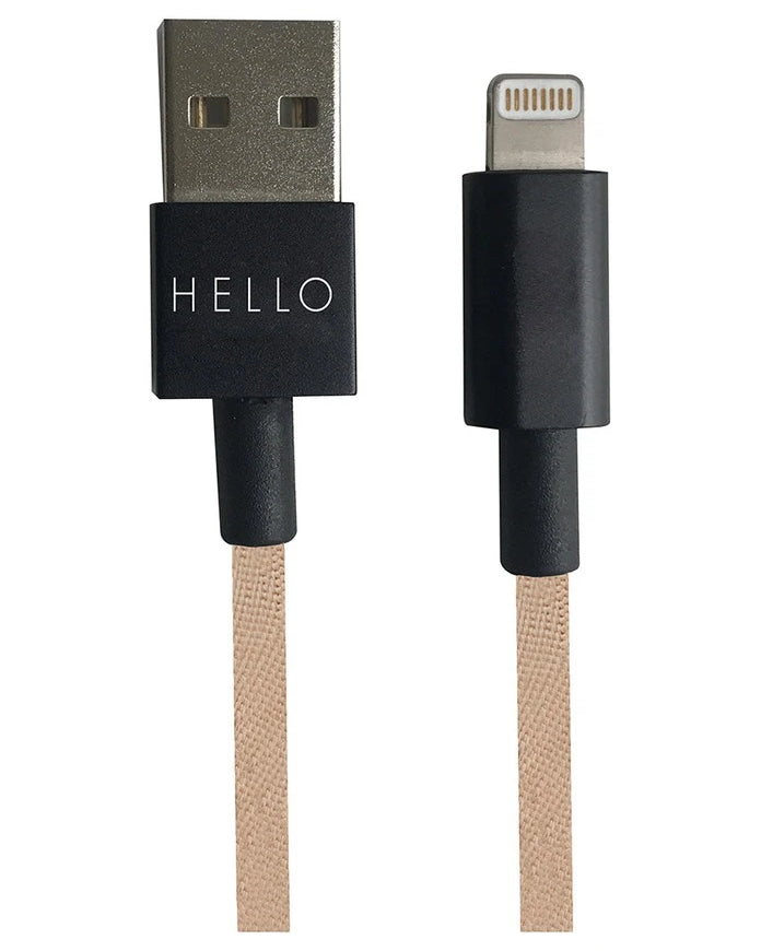 Design Letters USB-C Lightning Şarj Kablosu 1 m