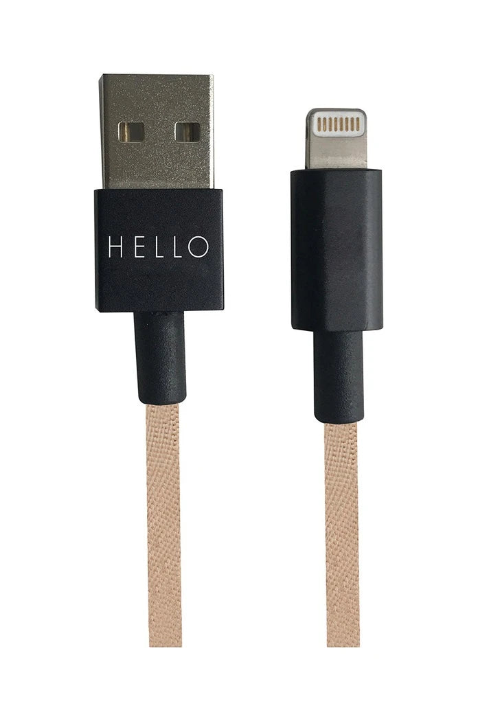 Design Letters USB-C Lightning Şarj Kablosu 1 m