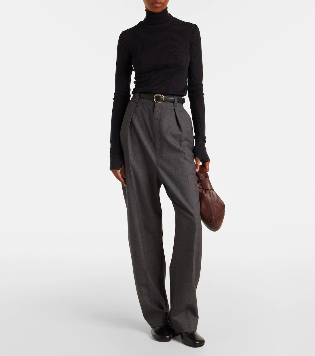 Lemaire - Wool turtleneck top