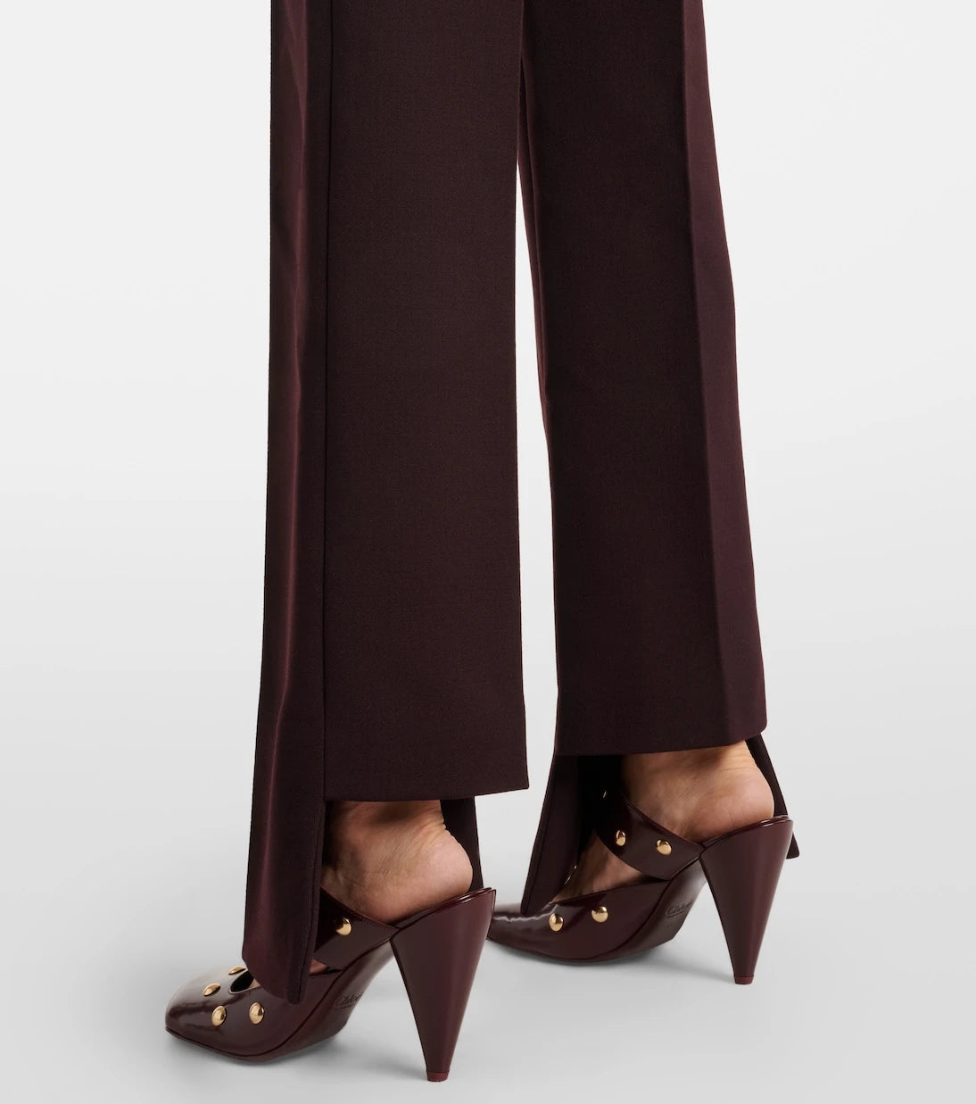 Chloé - Wool wide-leg pants