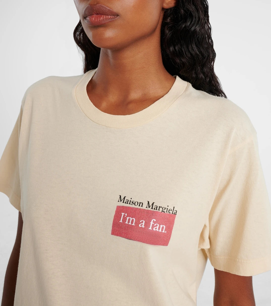 Maison Margiela - Printed cotton jersey T-shirt