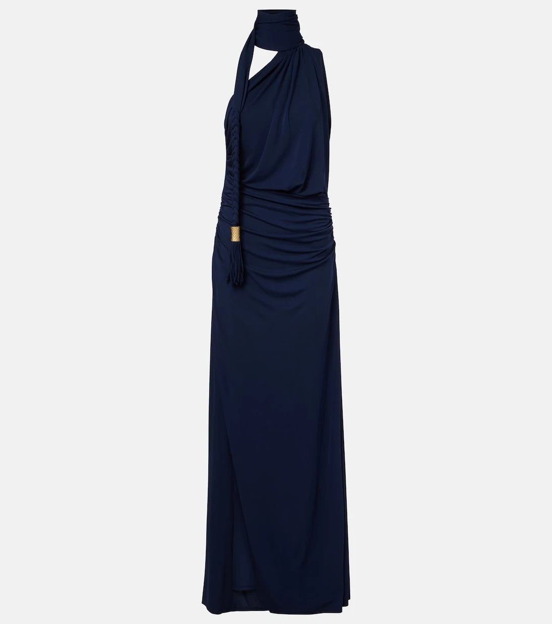 Simkhai - Moira draped scarf-detail jersey gown
