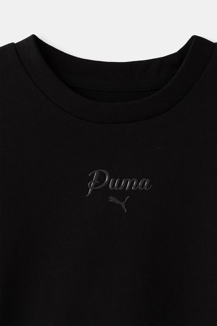 Puma çocuklar için pamuklu ESS SCRIPT Tee
