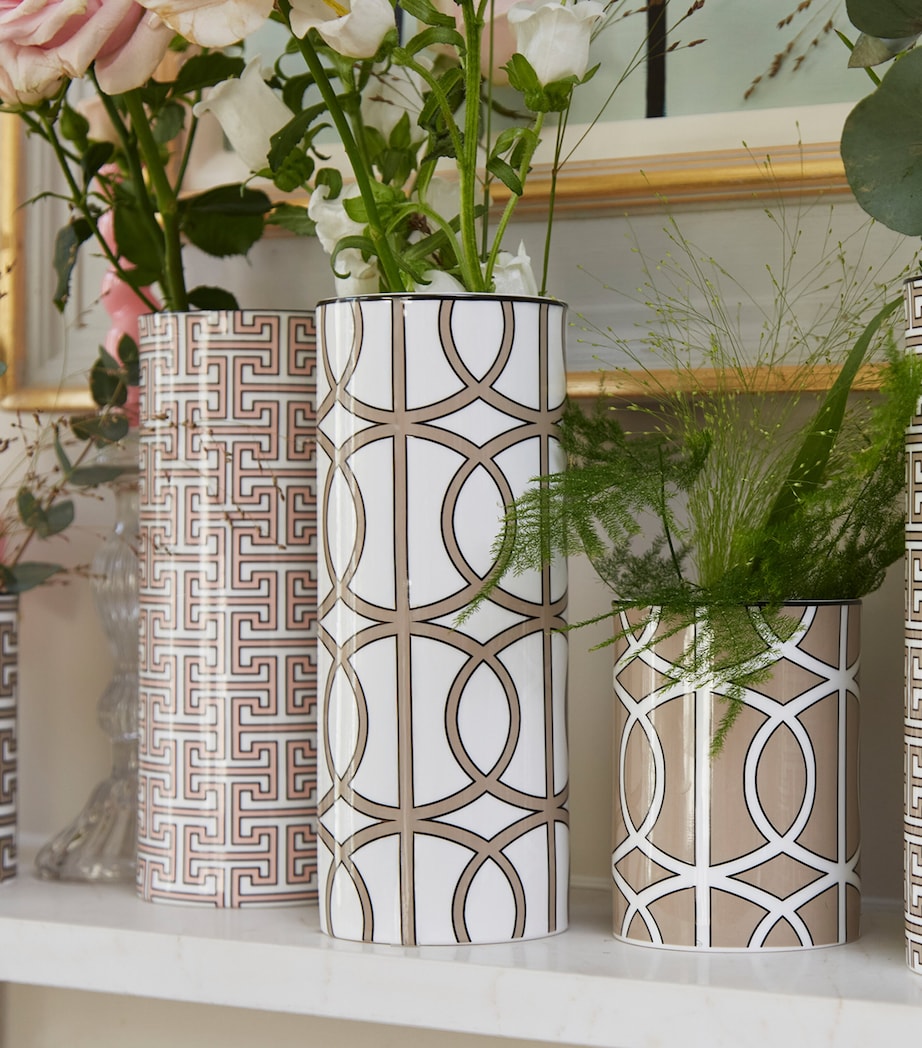 Tall Bone China Loop Vase (22.5cm)