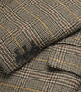 Wool Check Double-Breasted Blazer CHOCOLATE