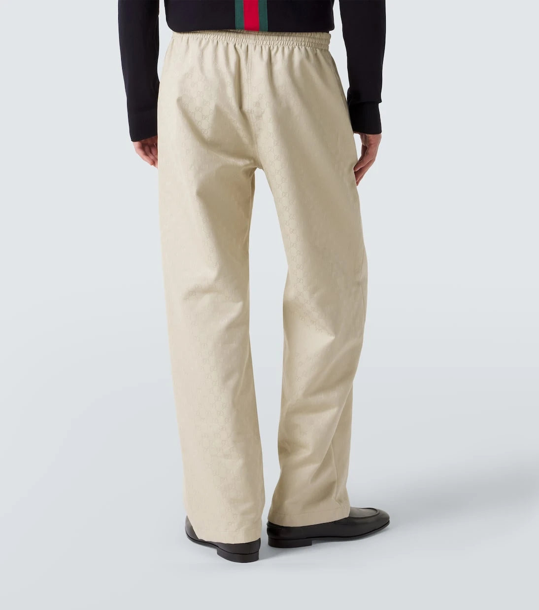 Gucci - GG cotton canvas straight pants