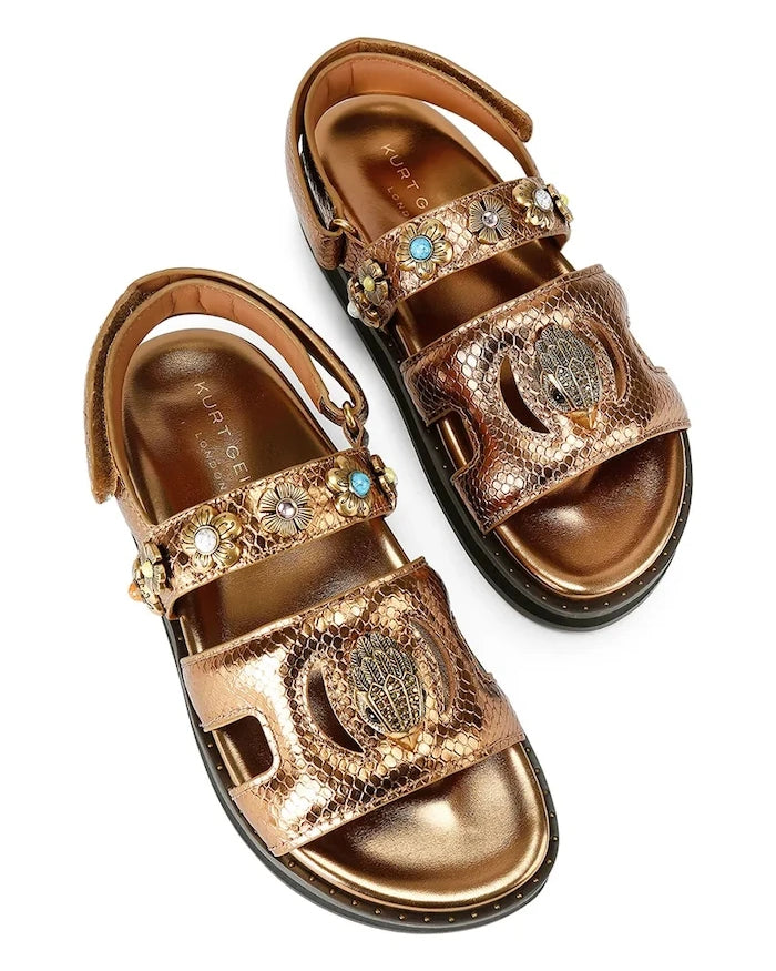Kurt Geiger London Kadın Eagle Cut Out Flat Sling