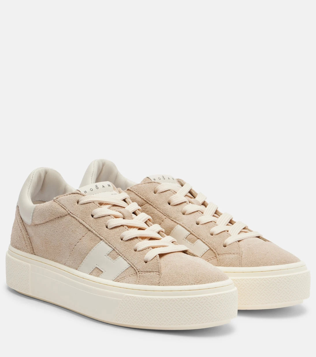 Hogan - H705 Allacciato H suede platform sneakers