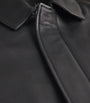 Simkhai Black Leather Landon Jacket