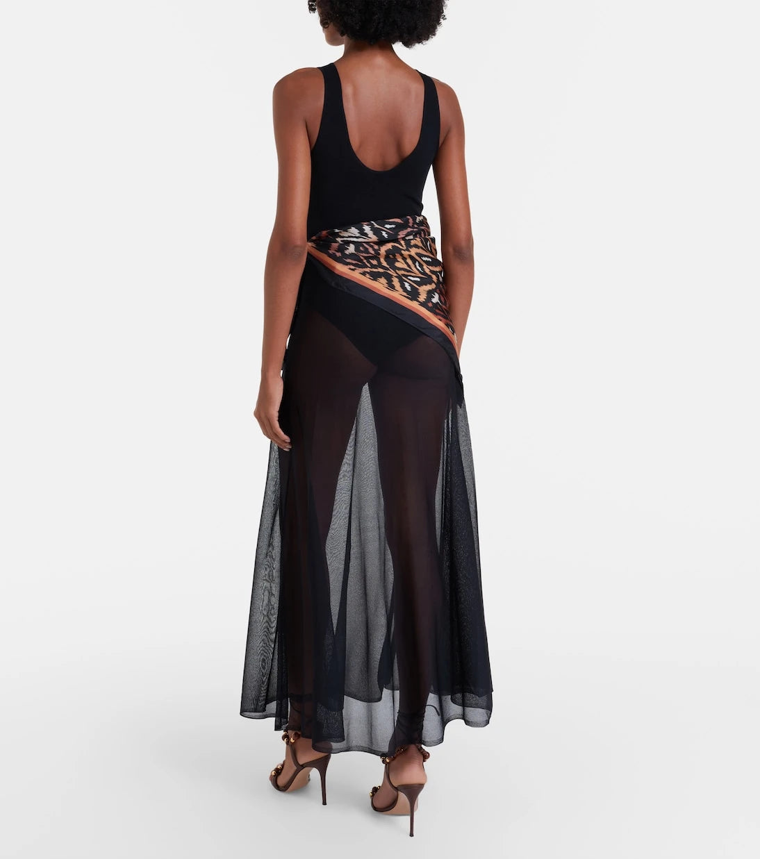 Zimmermann - Aster scarf-detail maxi dress