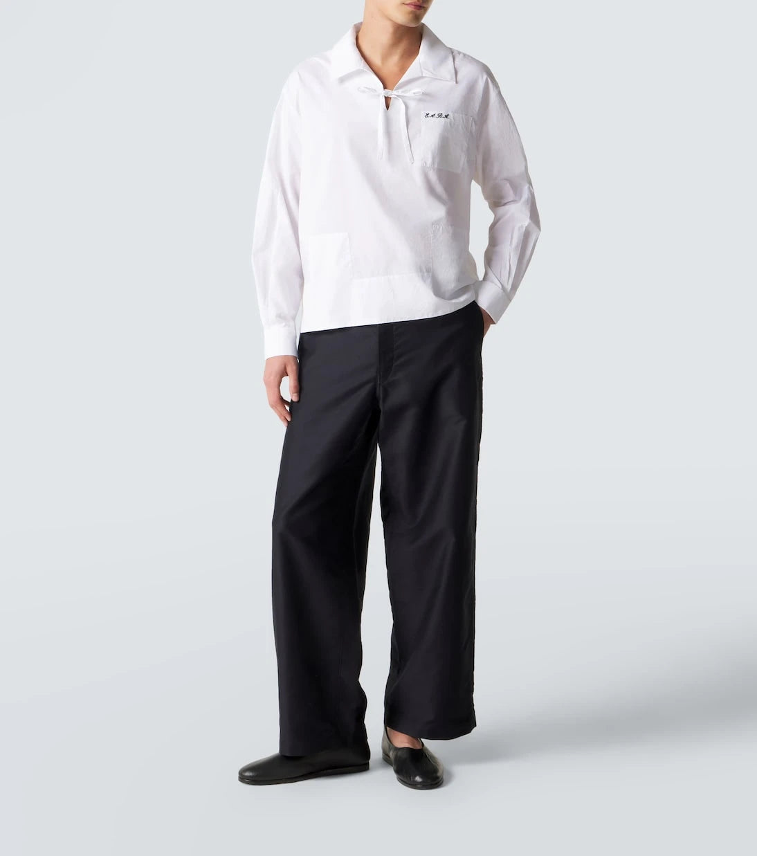 Bode - Cotton poplin top