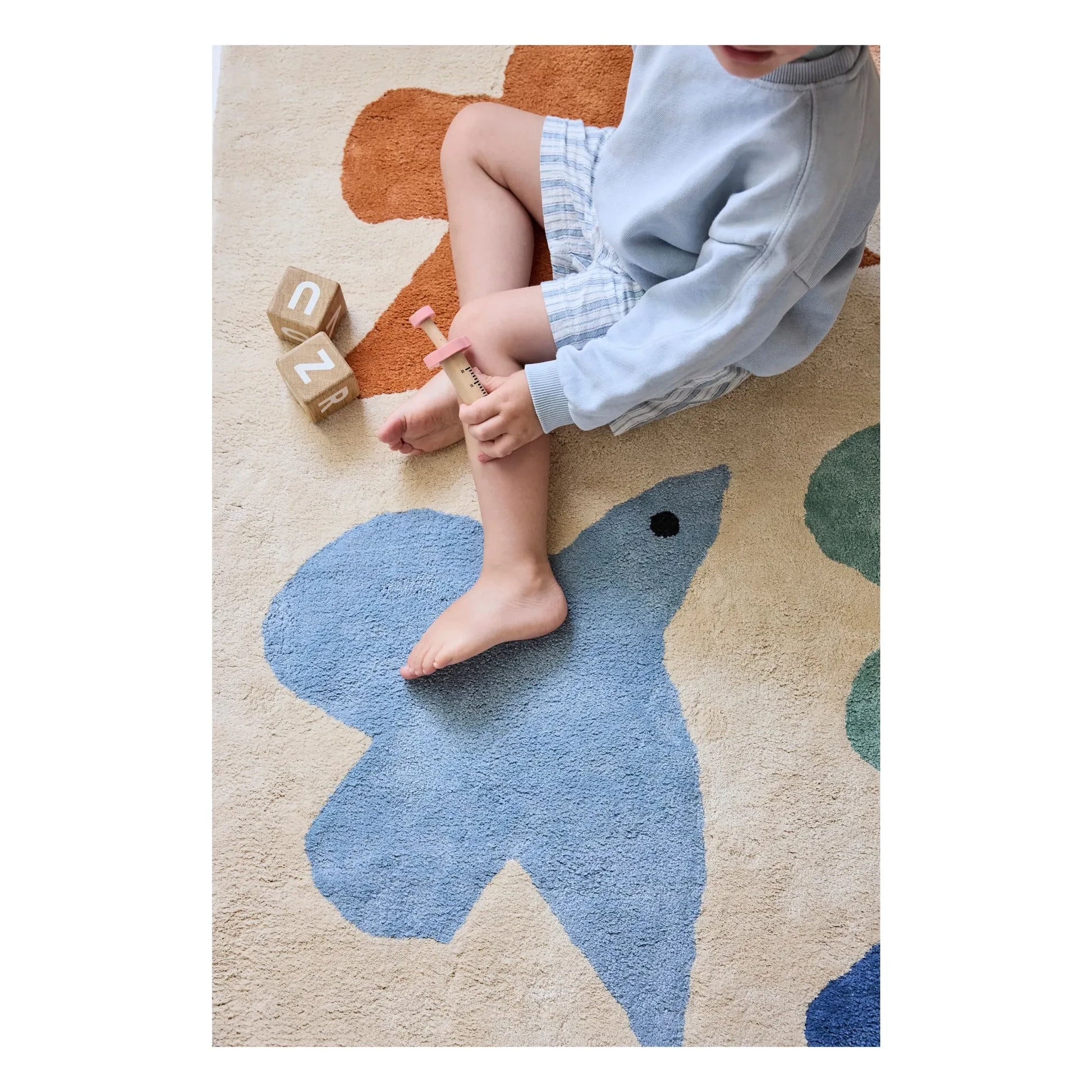 Bleuu-studio - Birds carpet | Blue