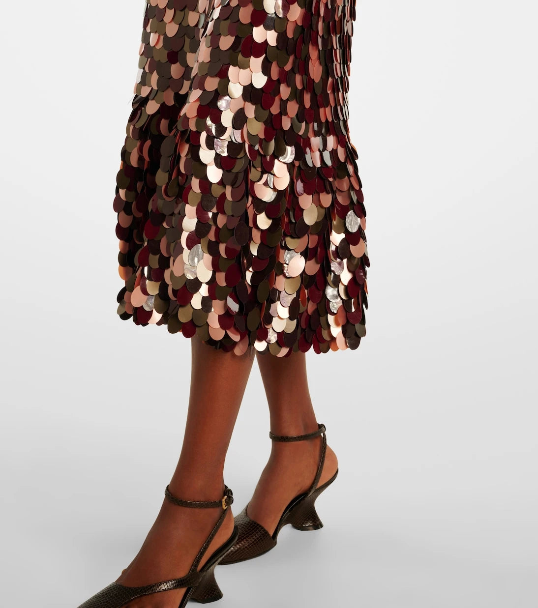 Dries Van Noten - Sequined midi skirt