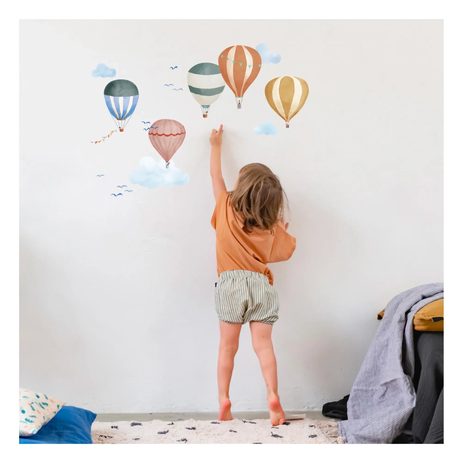 MIMI'lou - Easy Watercolour Hot Air Balloon Stickers