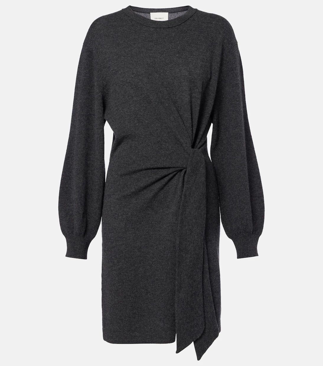 Lisa Yang - Abrielle gathered cashmere sweater dress