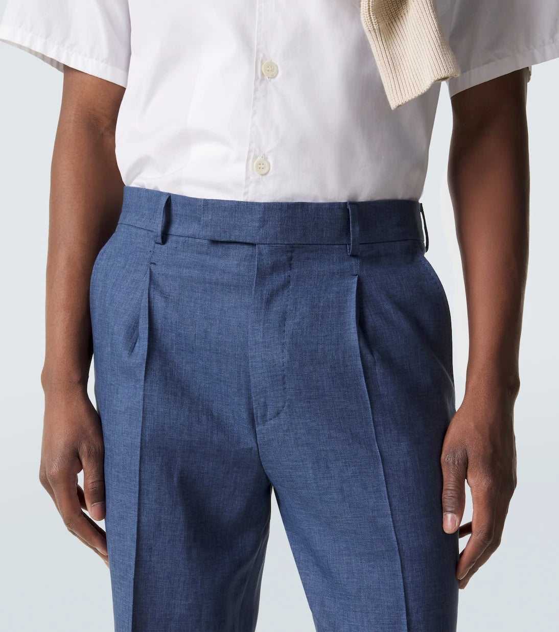 Zegna - Linen slim pants