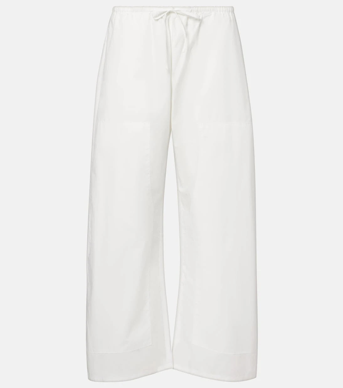 Leset - Kyoto cotton barrel-leg pants
