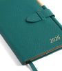 Panama Leather 2026 Diary with Pencil