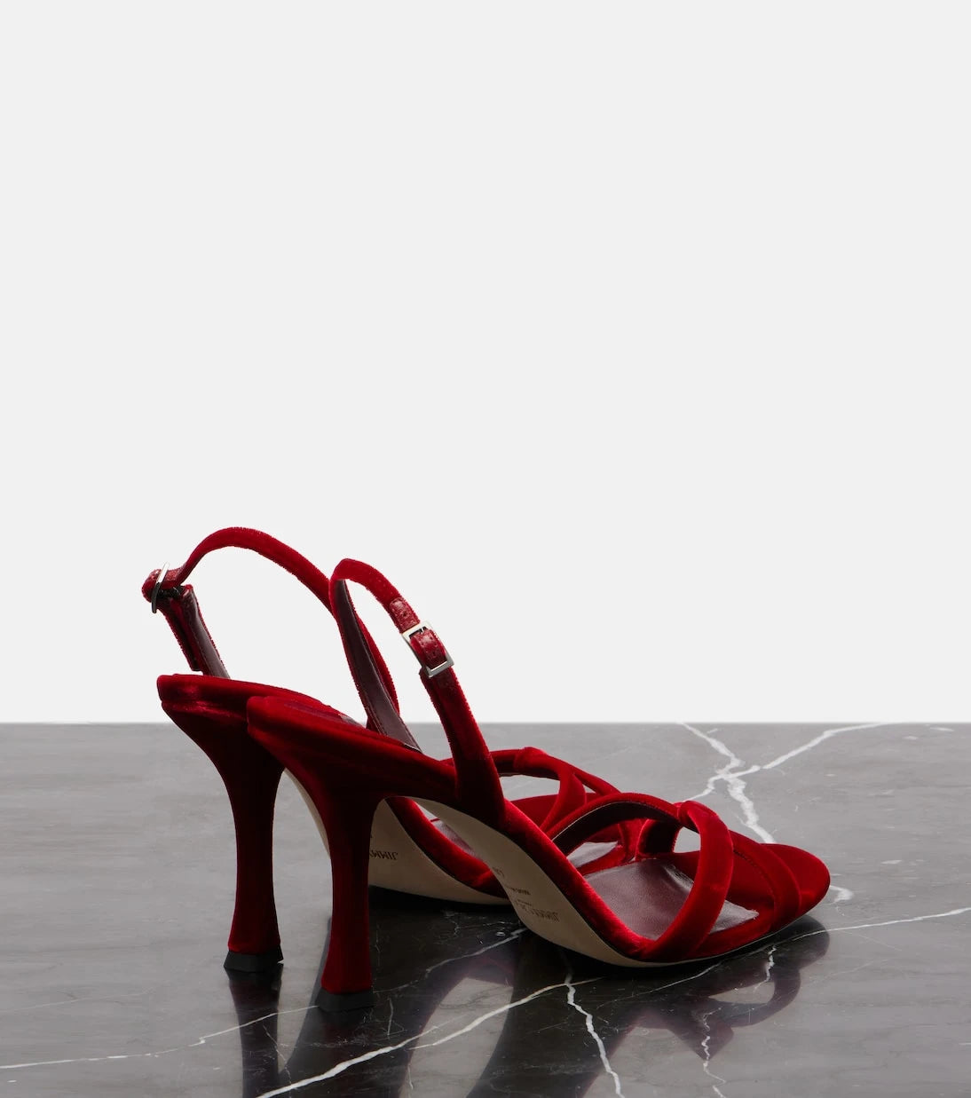 Jimmy Choo - Elsy 90 velvet sandals
