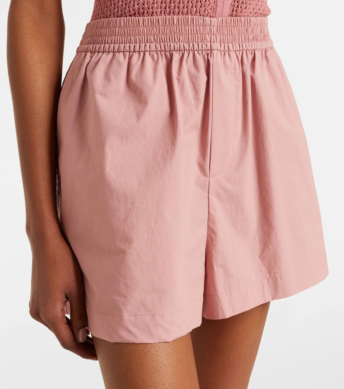 Varley - Morales cotton poplin shorts