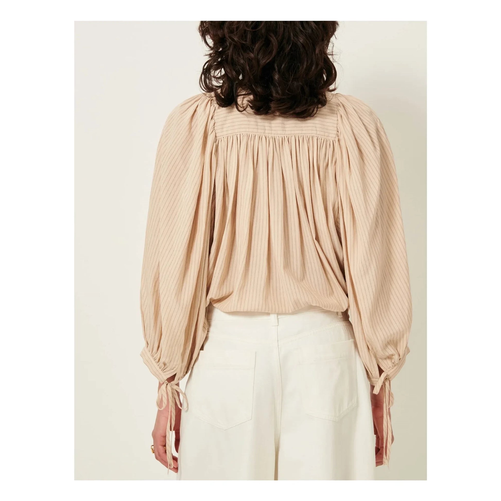 Sessùn - Dali Stripes Blouse | Sand