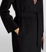 Black Messi Wrap Coat