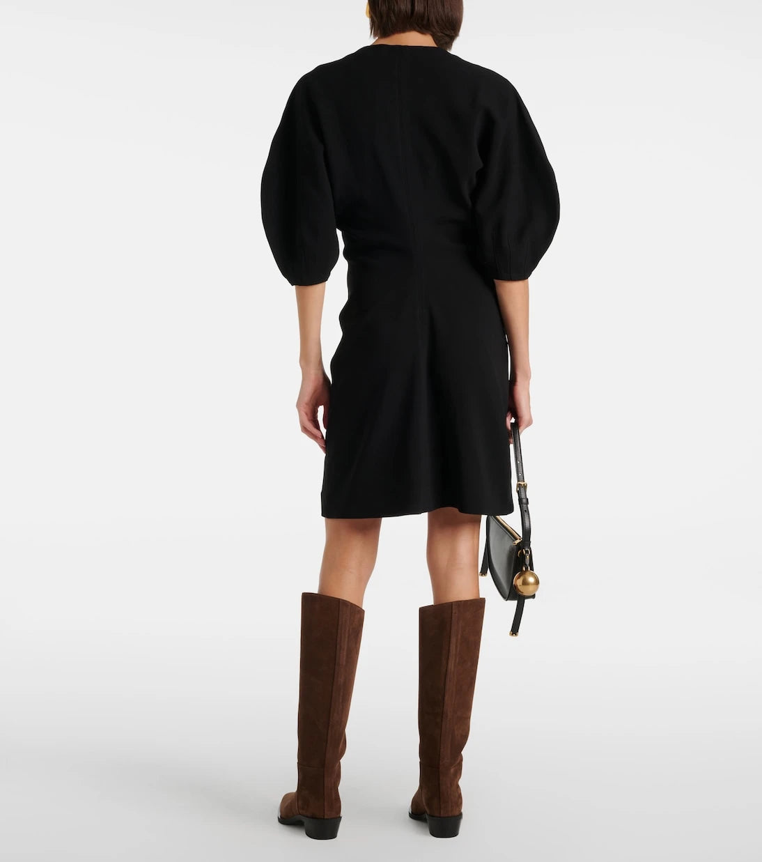 Proenza Schouler - فستان قصير بأكمام منفوخة