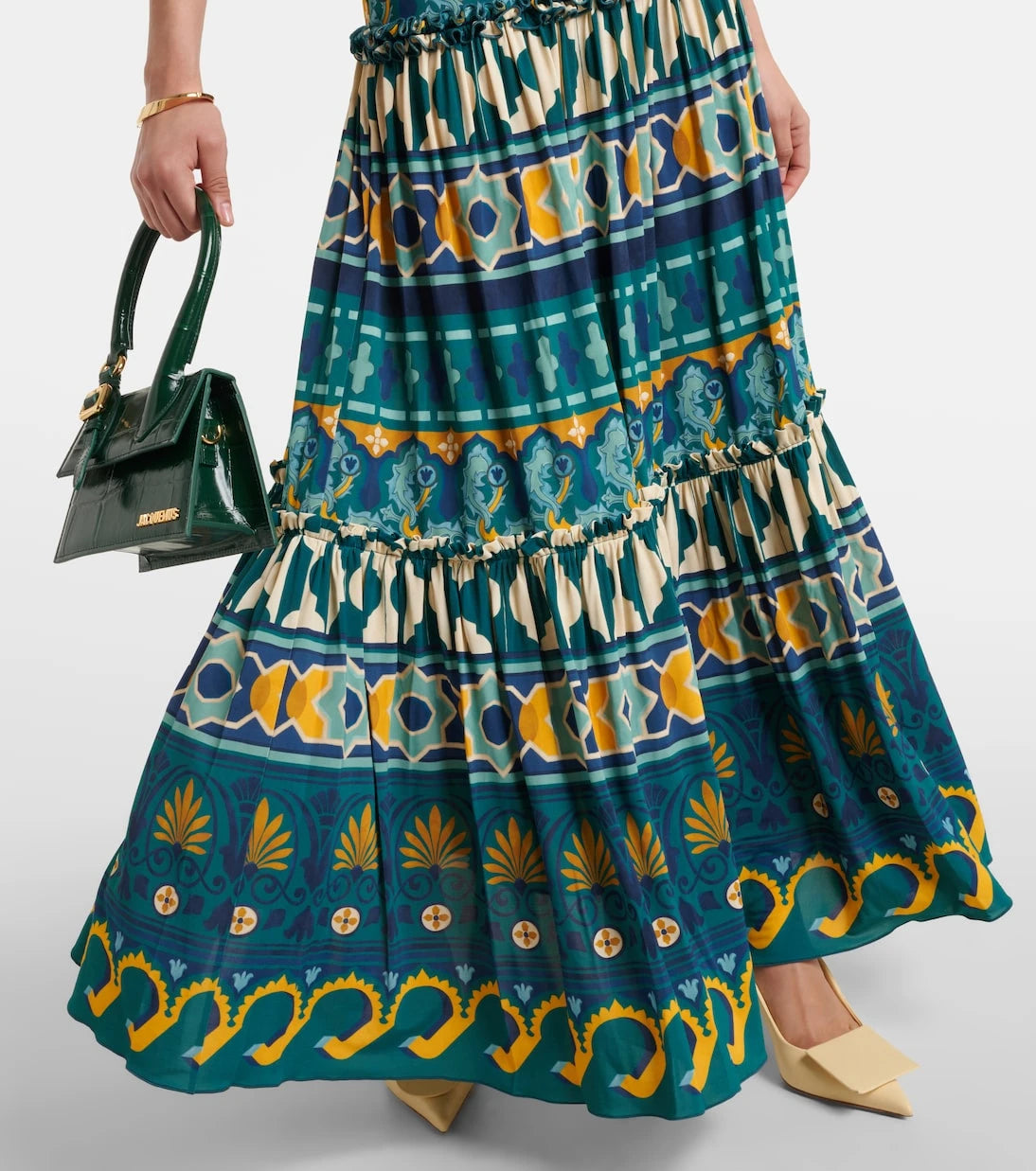 La DoubleJ - Pimento printed jersey maxi dress