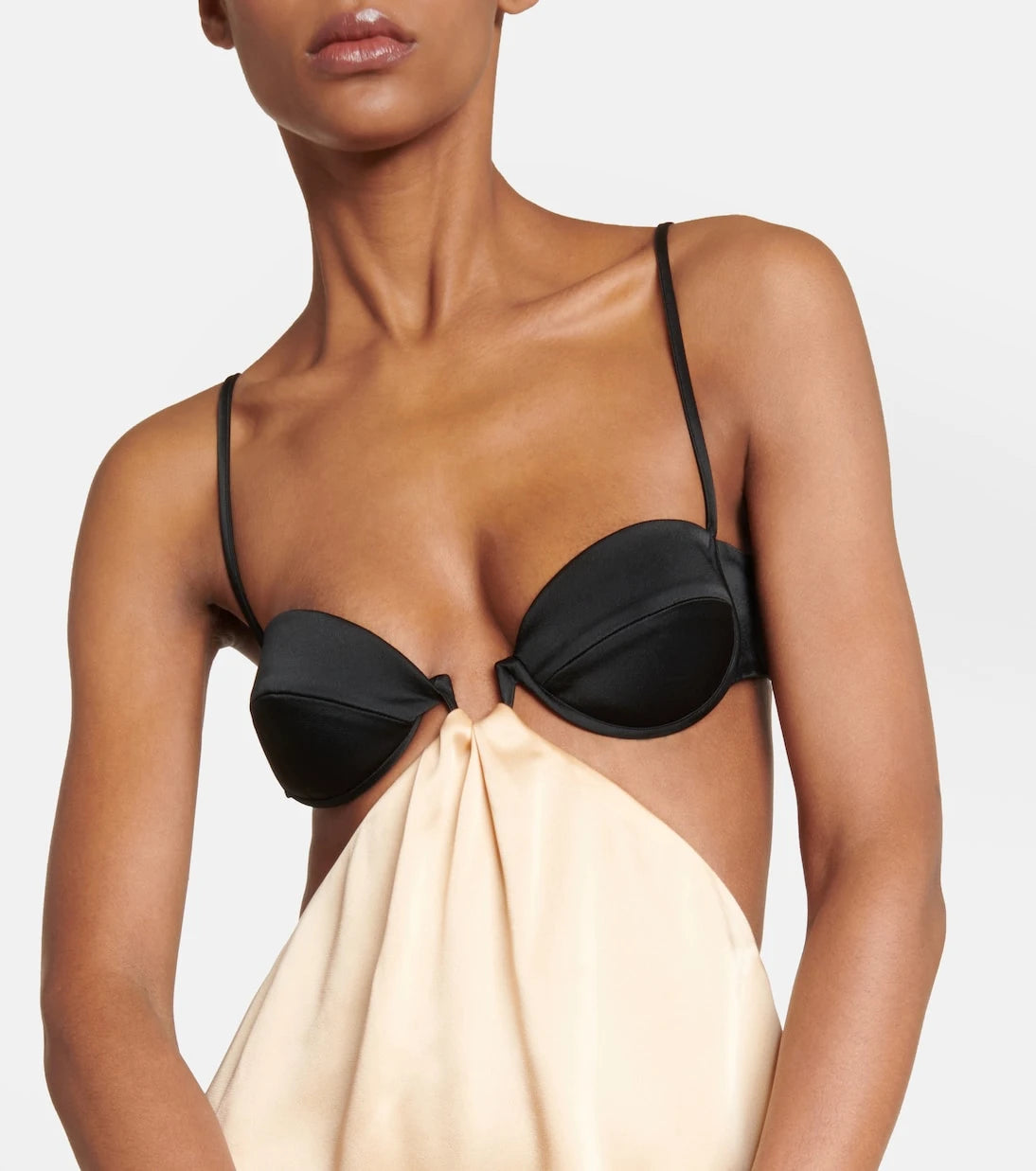 Stella McCartney - Embroidered cutout gown