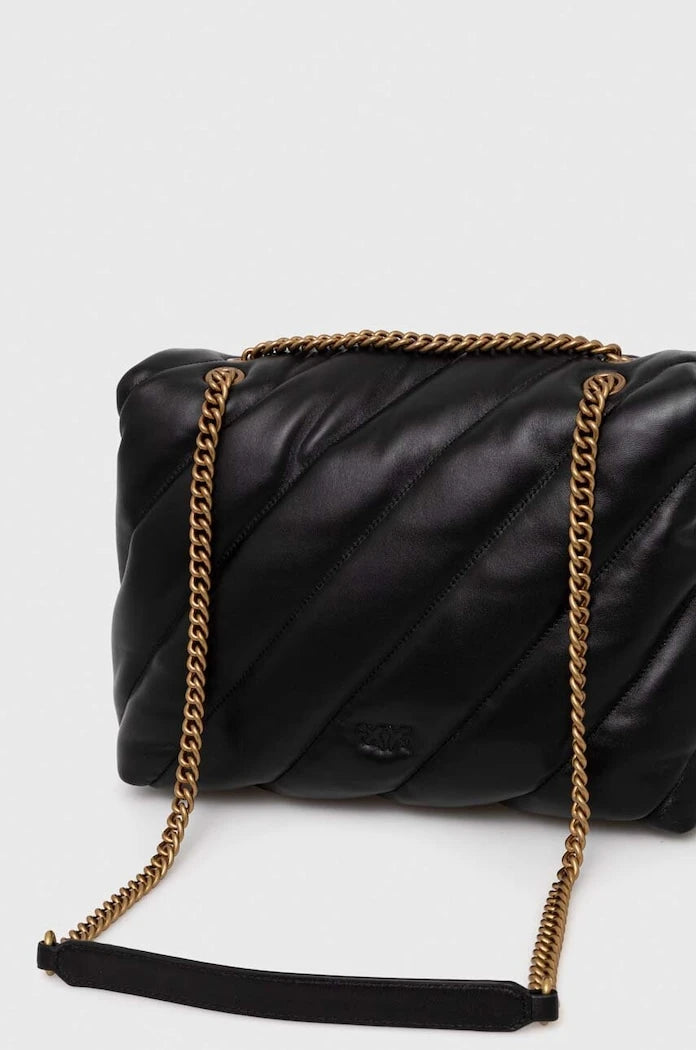 Pinko чанта crossbody дамска от кожа