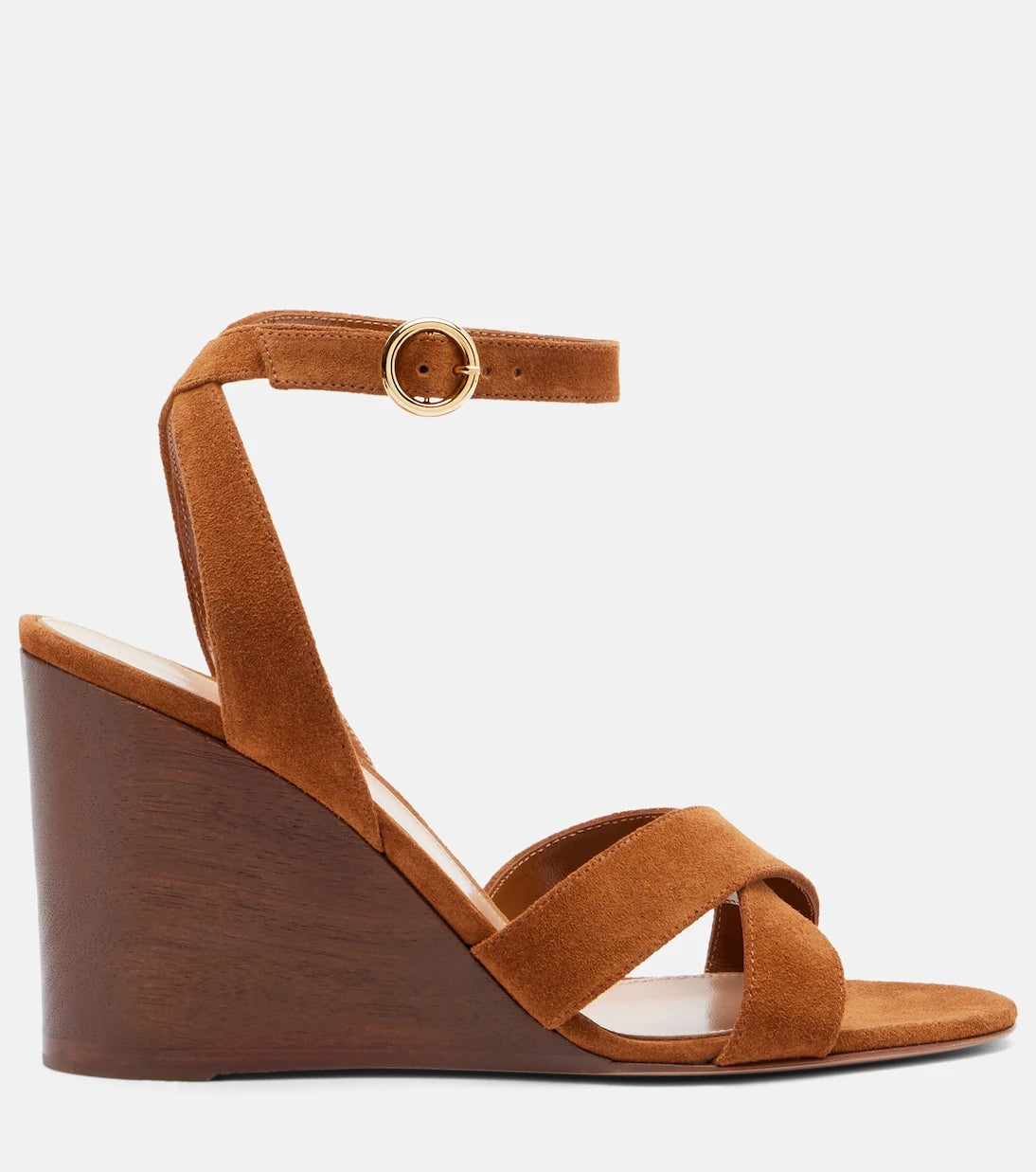 Gianvito Rossi - Ines suede wedge sandals