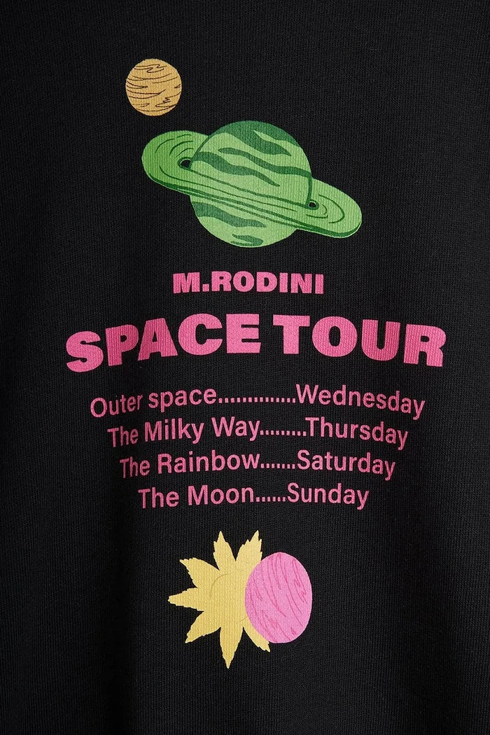 Mini Rodini Space tour Çocuk Pamuklu Sweatshirt