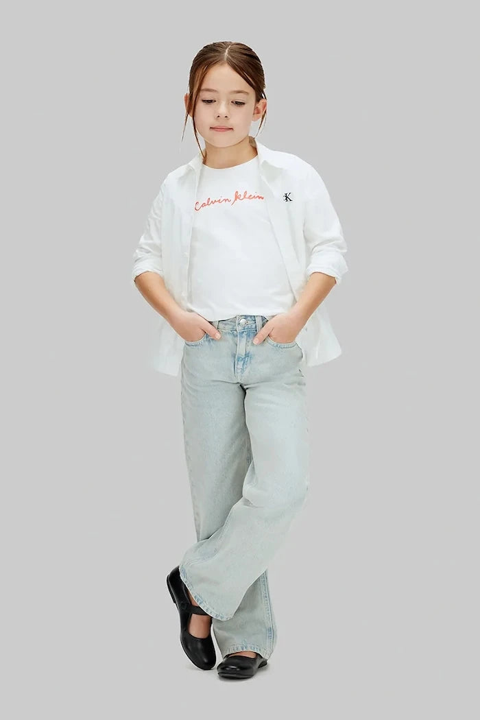 Calvin Klein Jeans тениска за деца от памук
