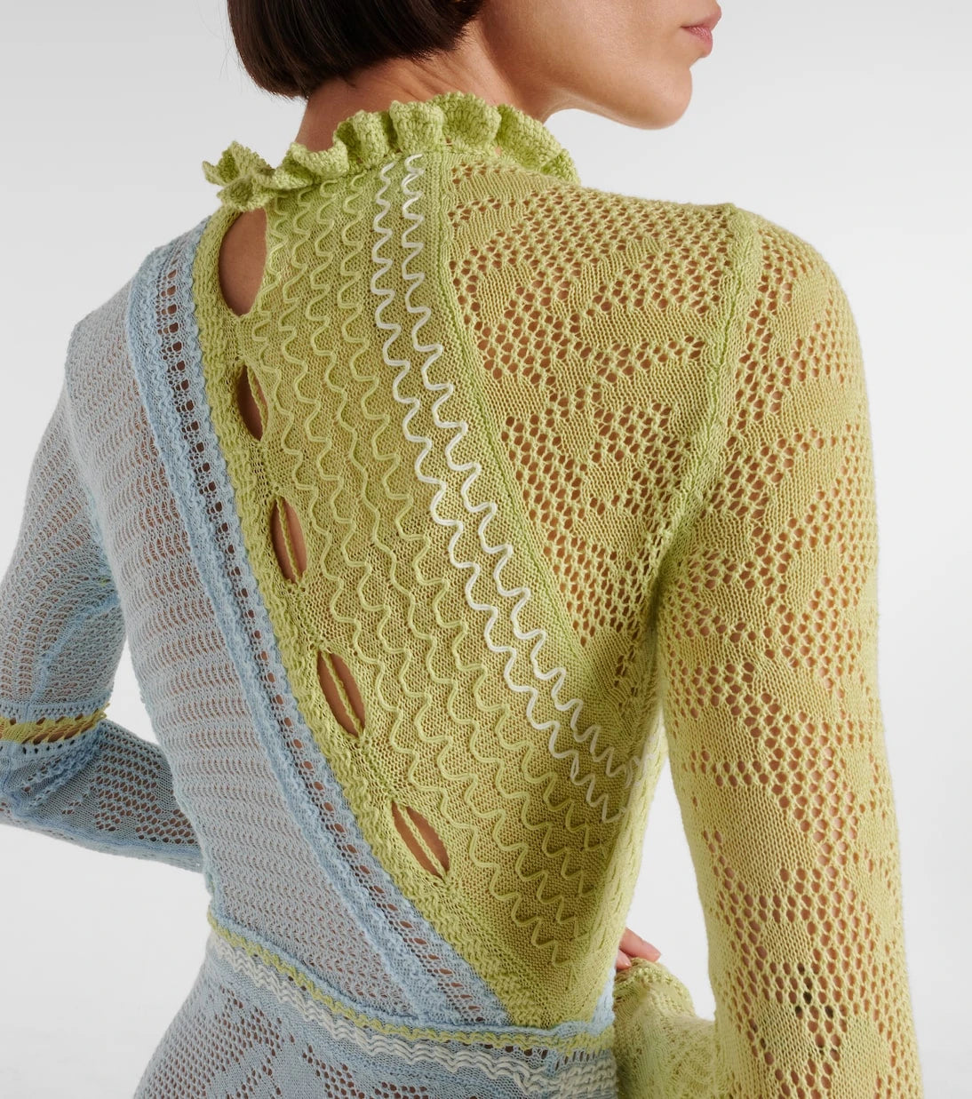 Roberta Einer - Ali open-knit cotton minidress