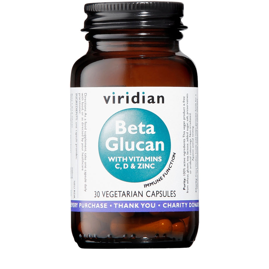 Beta Glucan with Vitamins C, D & Zinc (30 Capsules)