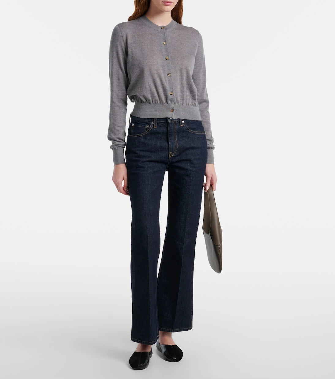 Khaite - Jane leather ballet flats